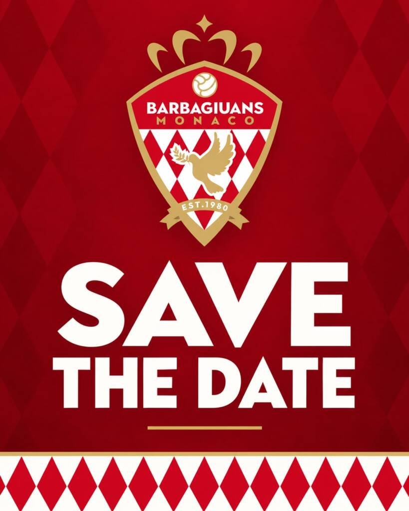 Save the date – Barbagiuans Monaco